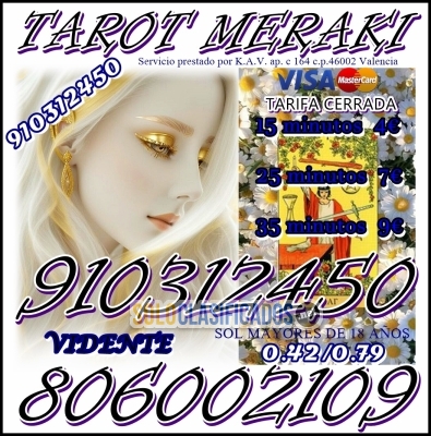 oferta HOY 25 minutos  7 €  TAROT VISA  Tiradas Concretas 24 HORA... 