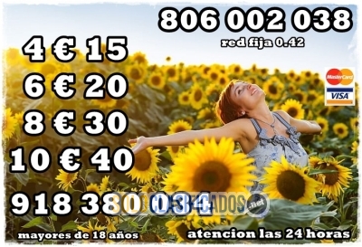 Solo Clasificados - tirada de cartas tarot telefónico y videncia pura   806131072  y 932424782  visa 8 euros 30 minutos - imagen: 1