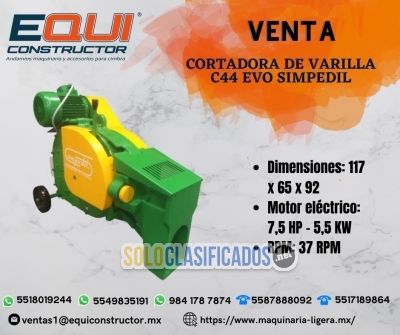 Venta de cortadora de varilla C44 EVO SIMPEDIL.... 