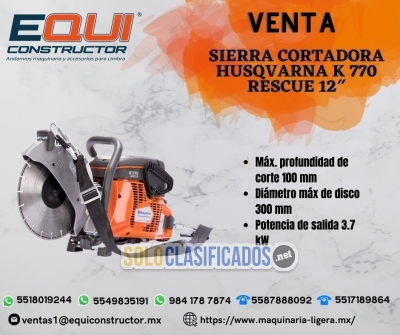 Venta Sierra Cortadora Husqvarna en CDMX... 