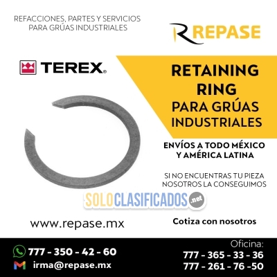 Retaining ring Terex para grúas industriales... 