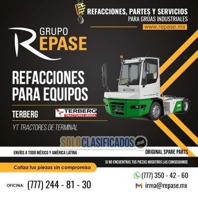 REFACCIONES PARA GRÚAS INDUSTRIALES MONTACARGAS Y REACH STACKER ... 