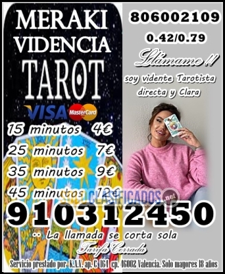 VIDENCIA ONLINE SUPER OFERTA 9€ 35min/  12€ 45min TAROTISTAS RECO... 