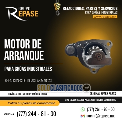 Solo Clasificados - MOTOR DE ARRANQUE PARA GRUAS INDUSTRIALES - imagen: 1