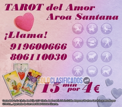 TAROT del Amor llama y habla con Aroa Santana... 