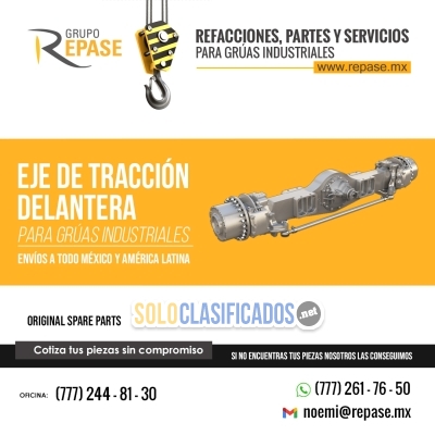 REFACCIONES PARA MONTACARGAS Y REACH STACKER EJE DE TRACCIÓN DELA... 