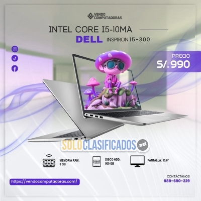 Solo Clasificados - Laptop i5 en Oferta ¡Laptop lista para todo! - imagen: 1