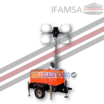 Solo Clasificados - TORRE DE ILUMINACION JOPER MOTOR DIESEL DE VENTA EN IFAMSA - imagen: 1