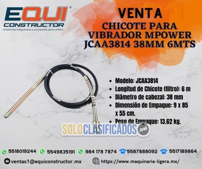 Venta Chicote para Vibrador Mpower en CDMX... 