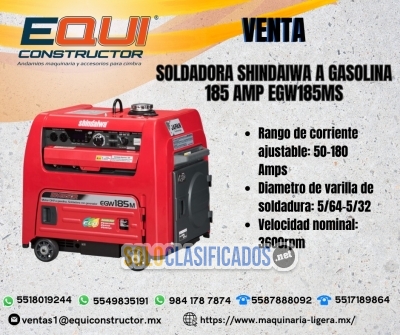 Venta Soldadora Shindaiwa a Gasolina 185 AMP en San Luis Potosí... 
