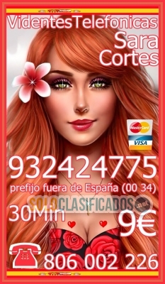 Videncia Sara Cortes 932 424 775 desde 4€ 15mts, 7€ 20mts y 9€ 30... 