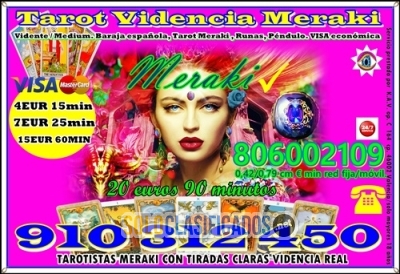 LIDERES EN VIDENCIA Y TAROT VISA 9€ 35min/ 12€ 45min/910312450  Y... 