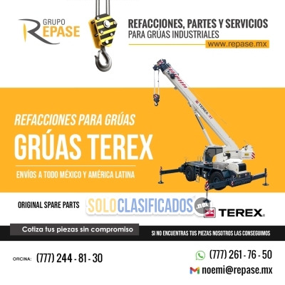 REFACCIONES PARA GRÚAS INDUSTRIALES MONTACARGAS Y REACH STACKER  ... 