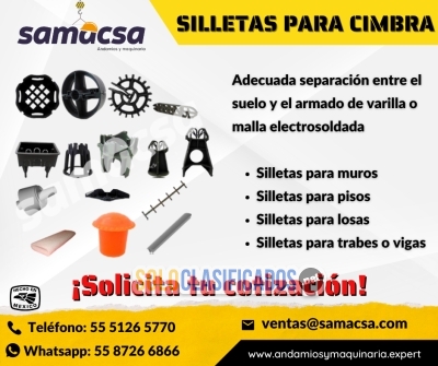 Silletas Plásticas para Losa, Muro y Cimentación... 