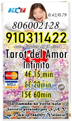 VIDENTE  POR TELEFONO   VIDENCIA  TAROT PAGO VISA FIABLE... 