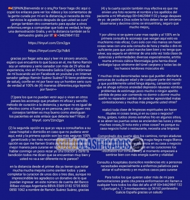 Solo Clasificados - Hola soy un sanador serio y de confianza qué cura de verdad compruebelo llamando por tlfĺ  oWhatsApp +34629841132 y le hago una demostración gratis - imagen: 4