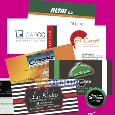 Solo Clasificados - Tarjetas Personales y de Presentación para Profesionales y Empresas - imagen: 2