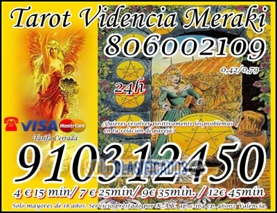 Tarot España predicciones 2024 visa cerrada solo 4 € 15 min/ 16€ ... 