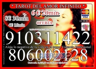 TAROT VISA /TAROT DEL AMOR /VIDENCIA 910311422 VISA desde 4€ 15 m... 