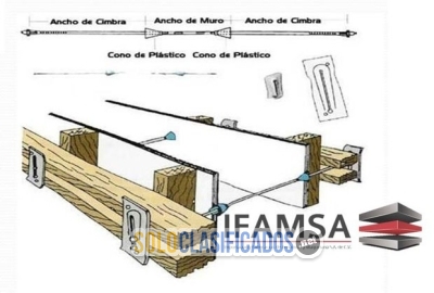 Fabricación y Venta de Tirante para muro sencillo para uso en con... 