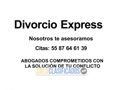 DIVORCIOS ASESORIA LEGAL  55 87 64 61 39... 