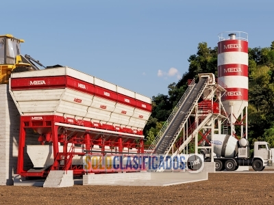 60 m³/h Concrete Batching Plant – Twin Shaft Mixer + New York... 