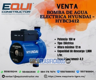 Venta Bomba de Agua Hyundai HYBC3412 Nayarit... 