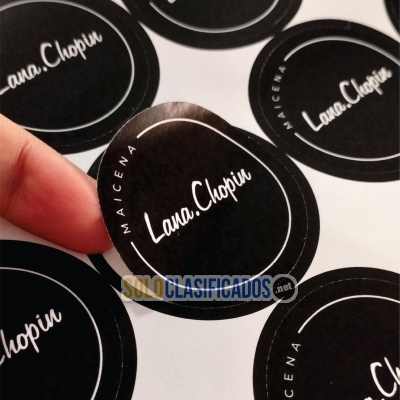 Solo Clasificados - Stickers de papel o polylaser personalizados - imagen: 1