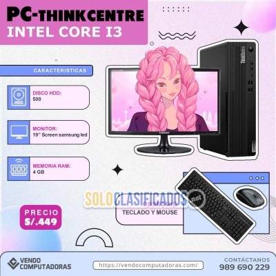 Solo Clasificados - ¡CORRE POR TU PC INTEL CORE I3 ANTES QUE SE ACABEN! - imagen: 3