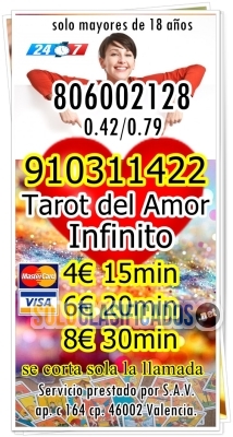 TAROT DEL AMOR POR VISA BARATA 91031142 Y 806002128 TAROTISTAS CO... 