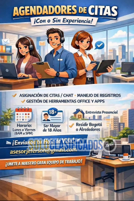Solo Clasificados - Convocatoria Abierta  Personal con o sin experiencia Bogotá - imagen: 1