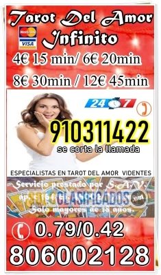 Videntes del Amor las 24/7 TAROT VISA  12  € 45 min¿Qué te depara... 