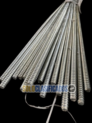 BARRA ROSCADA GALVANIZADA DE 1/2pulg x 300m... 