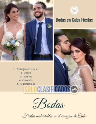 Solo Clasificados - Haz que tu boda en Cuba sea la experiencia de tu vida!   Cada detalle cada momento diseñado para que vivas un día lleno de amor y emoción No espere - imagen: 1