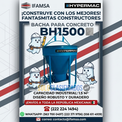 Bacha para Concreto BH 1500: Alta Eficiencia y Fuerza para Gran E...