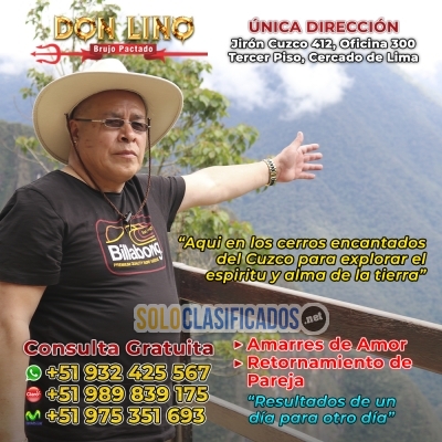 Amarre muy poderoso del Perú con el brujo don lino... 