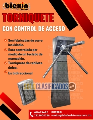 TORNIQUETES CON CONTROL DE ACCESO... 