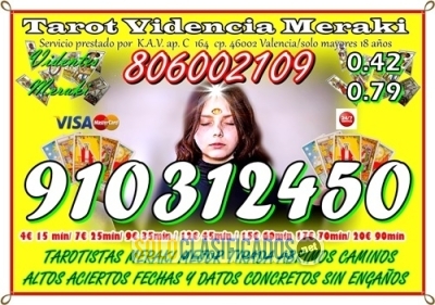 TAROT VISA ECONOMICO  35 minutos  9 € FIABLE  EN ESPAÑA LAS 24 HO... 