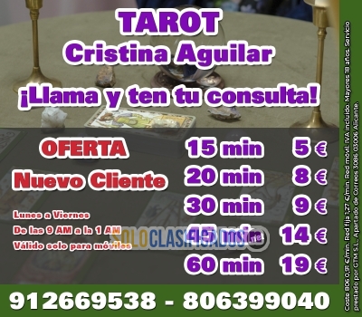 ¿Quieres consultar el tarot? Llama a Cristina lll... 