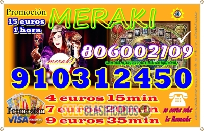 PROMOCIÓN TAROT TELEFONICO VISA SOY VIDENTE  10 € 40 min... 