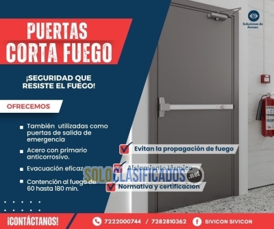 Solo Clasificados - PUERTAS CORTA FUEGO Y PARA USOS GENERALES - imagen: 1