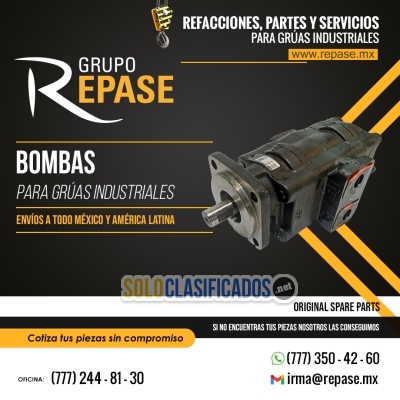 REFACCIONES PARA GRÚAS INDUSTRIALES MONTACARGAS Y REACH STACKER  ... 