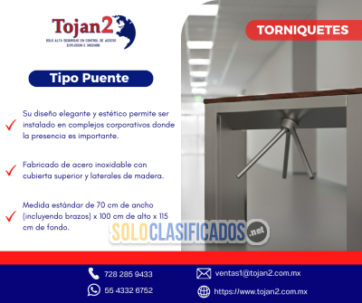 Torniquetes tipo Puente y Dobles Tojan 2...