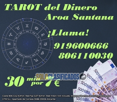 Llama y conoce Tu Destino al Dinero con Aroa... 