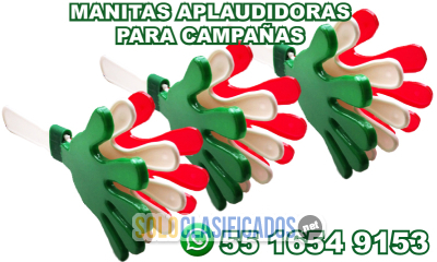 APLAUDIDORES EN FORMA DE MANITAS PERSONALIZADAS CON TU LOGO...