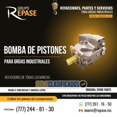 Solo Clasificados - BOMBA DE PISTONES AXIALES PARA GRÚAS INDUSTRIALES - imagen: 1