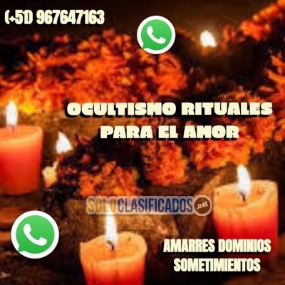 OCULTISMO RITUALES PARA EL AMOR  AMARRES DOMINIOS SOMETIMIENTOS... 