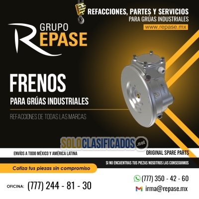 Solo Clasificados - FRENOS PARA GRUAS INDUSTRIALES REPASE MX - imagen: 1