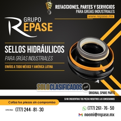 REFACCIONES PARA GRÚAS INDUSTRIALES MONTACARGAS Y REACH STACKER  ... 