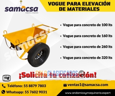 VOGUE SAMACSA PARA TRANSPORTE Y ELEVACIÓN DE MATERIALES... 